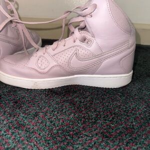 Nike Women's Soft Pink High-Top Sneakers